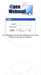 Mobile Screenshot of mail.mostarnamezice.cz